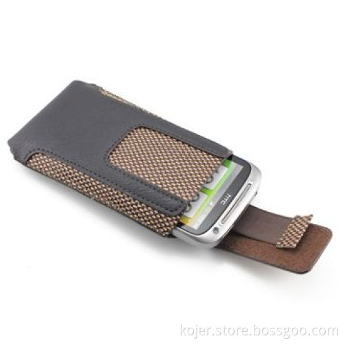 Leather Cases for iPhone 4 with Retractable Pull-tab Inside and Magnetic Flap Closure